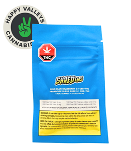 Shred'ems - Sour Blue Razzberry 2:1 - 10mg