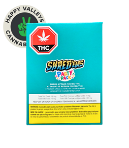 Shred'ems - Shark Attack - 10x10mg THC