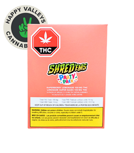 Shred'ems - Superberry Lemonade - 10x10mg THC