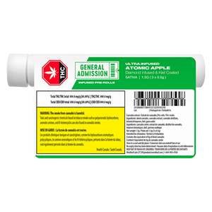 General Admission - Atomic Apple IPR - 3x0.5g